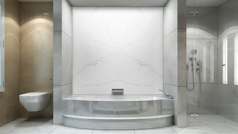 MSI Glacier Pearl Bookmatch Porcelain Wall and Floor Tile