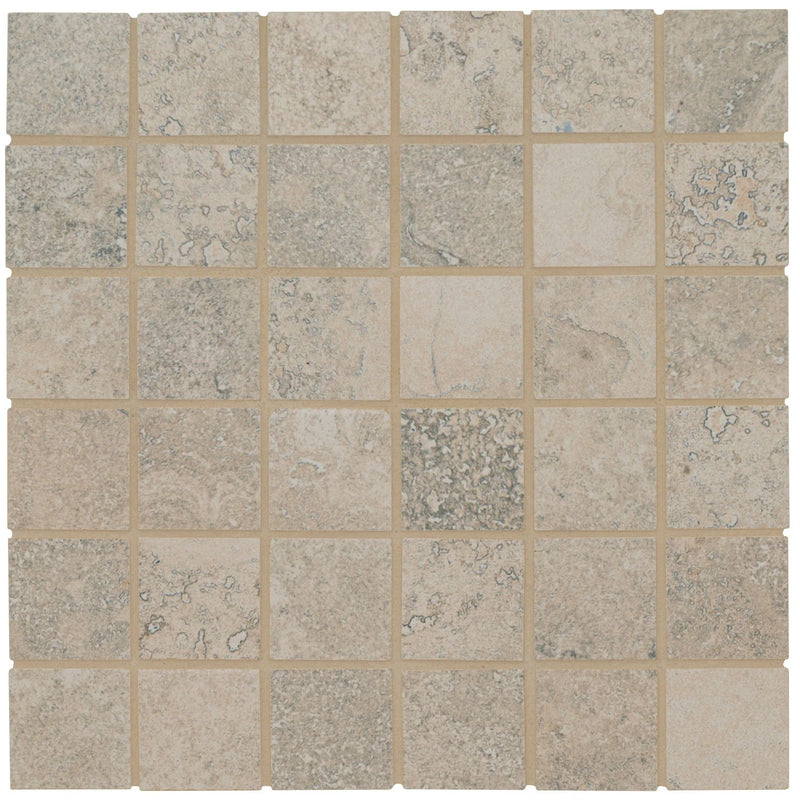 MSI Legend Grey Porcelain Mosaic Wall and Floor Tile