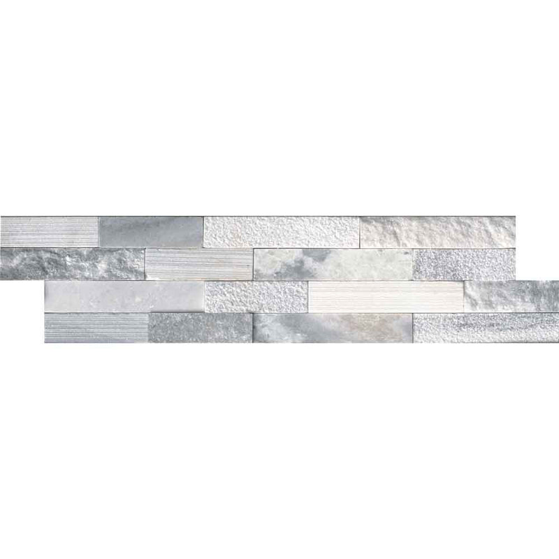 MSI rockmount alaska gray multi finish ledger panel marble wall tile 6x24 LPNLMALAGRY624 MULTI 3