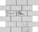 MSI Statuario Porcelain Mosaic Wall and Floor Tile 2"x4" - Pietra Collection