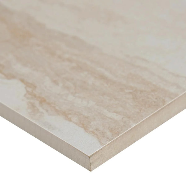 MSI Bernini Bianco Porcelain Wall and Floor Tile, profile view