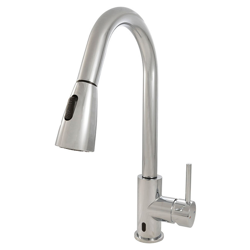 MSI touchless infrared sensor 204.3mmx237.7mm kitchen zinc faucet 811 Chrome FAU KTFCR820 811 3