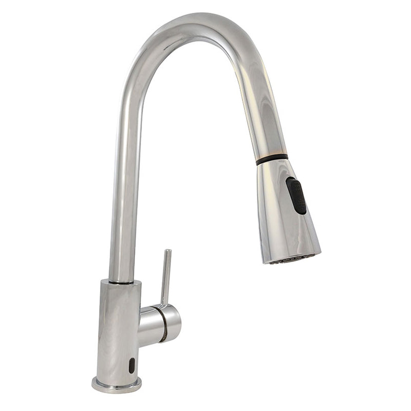 MSI touchless infrared sensor 204.3mmx237.7mm kitchen zinc faucet 811 Chrome FAU KTFCR820 811