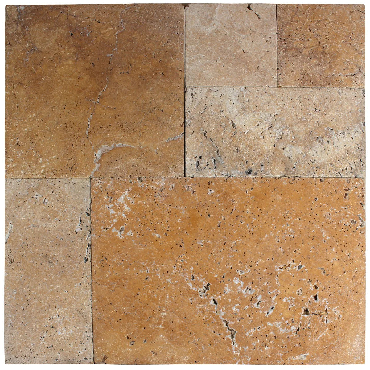 MSI Tuscany Riviera Tumbled Travertine Pavers, photo 4 of 4