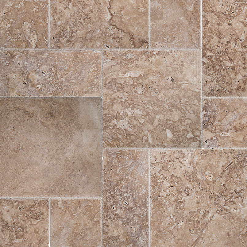 MSI Tuscany Walnut Pattern Travertine Wall and Floor Tile, photo 2 of 3
