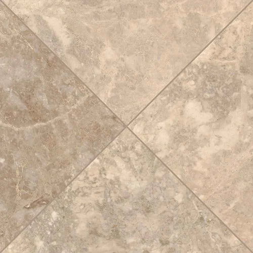 MSI Crema Cappuccino Polished Marble Wall and Floor Tile 18"x18"