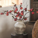 Faux Red Apple Branch Stem 36" Tall