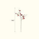 Faux Red Apple Branch Stem 36" Tall