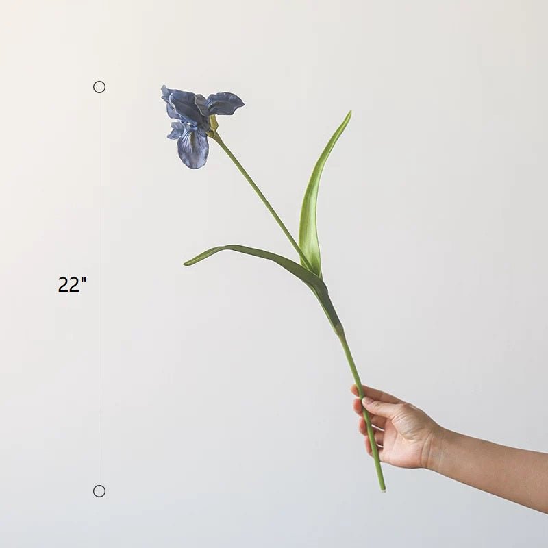 Silk Iris Flower 22" Tall, photo 9 of 11