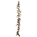 Artificial Small Peony Flower Vine 65" Long
