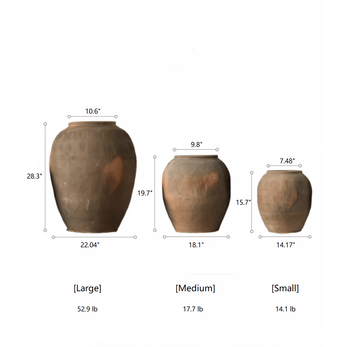 Round Earthenware Brown Pot, photo 13 of 13