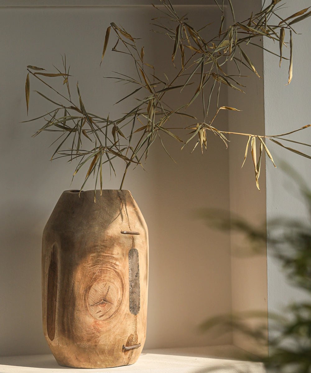 Homestead Solid Wood Décor Vase, photo 6 of 9