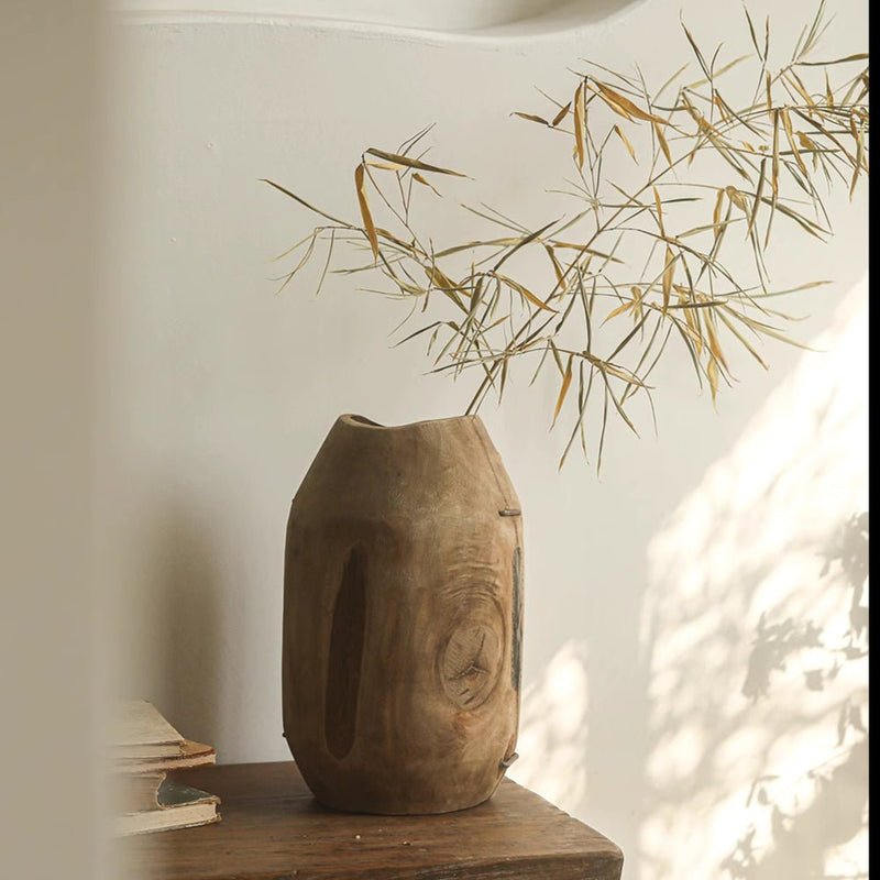 Homestead Solid Wood Décor Vase, photo 8 of 9