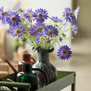 Summer Chrysanthemum Flower Stem in Purple 23.6" Tall