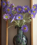 Summer Chrysanthemum Flower Stem in Purple 23.6" Tall