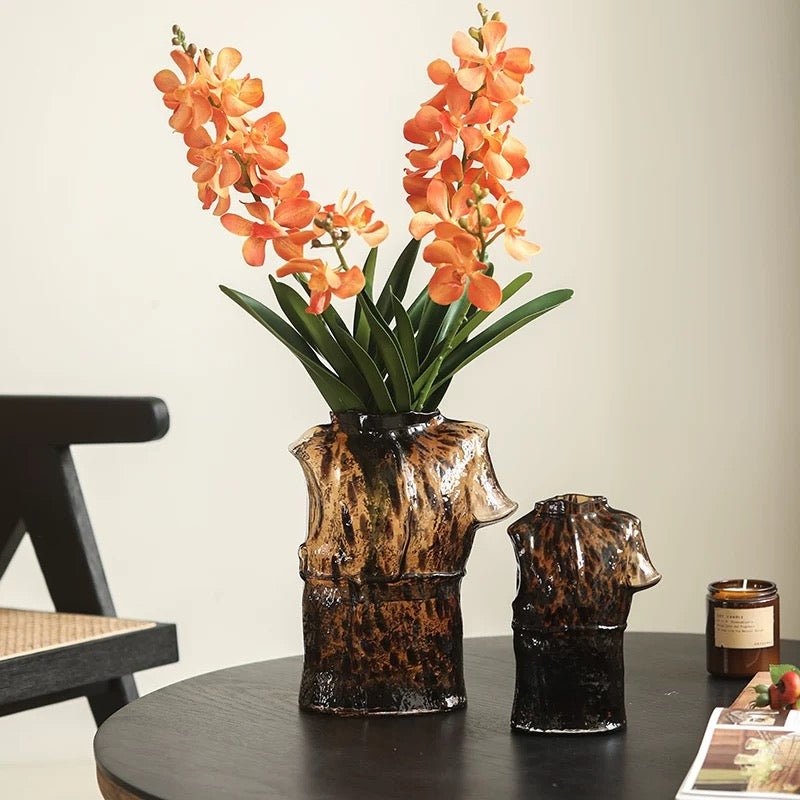 Faux Vanda Orchid Stem 24" Tall, photo 5 of 9