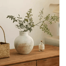 Watertight Coarse Round-Body Ceramic Vase by RusticReach