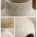 Watertight Coarse Round-Body Ceramic Vase by RusticReach