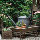 Small Decorative Wooden Wagon Flower Cart