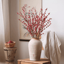 Faux Red Winterberry Stem