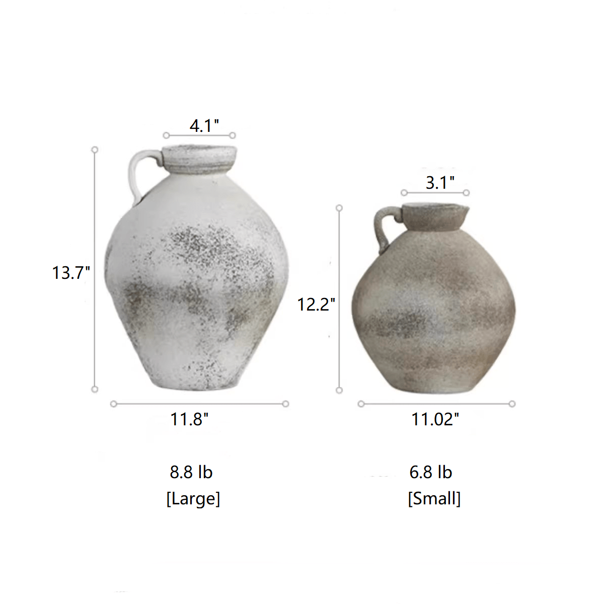 Watertight One Handle Pottery Vase, photo 10 of 10