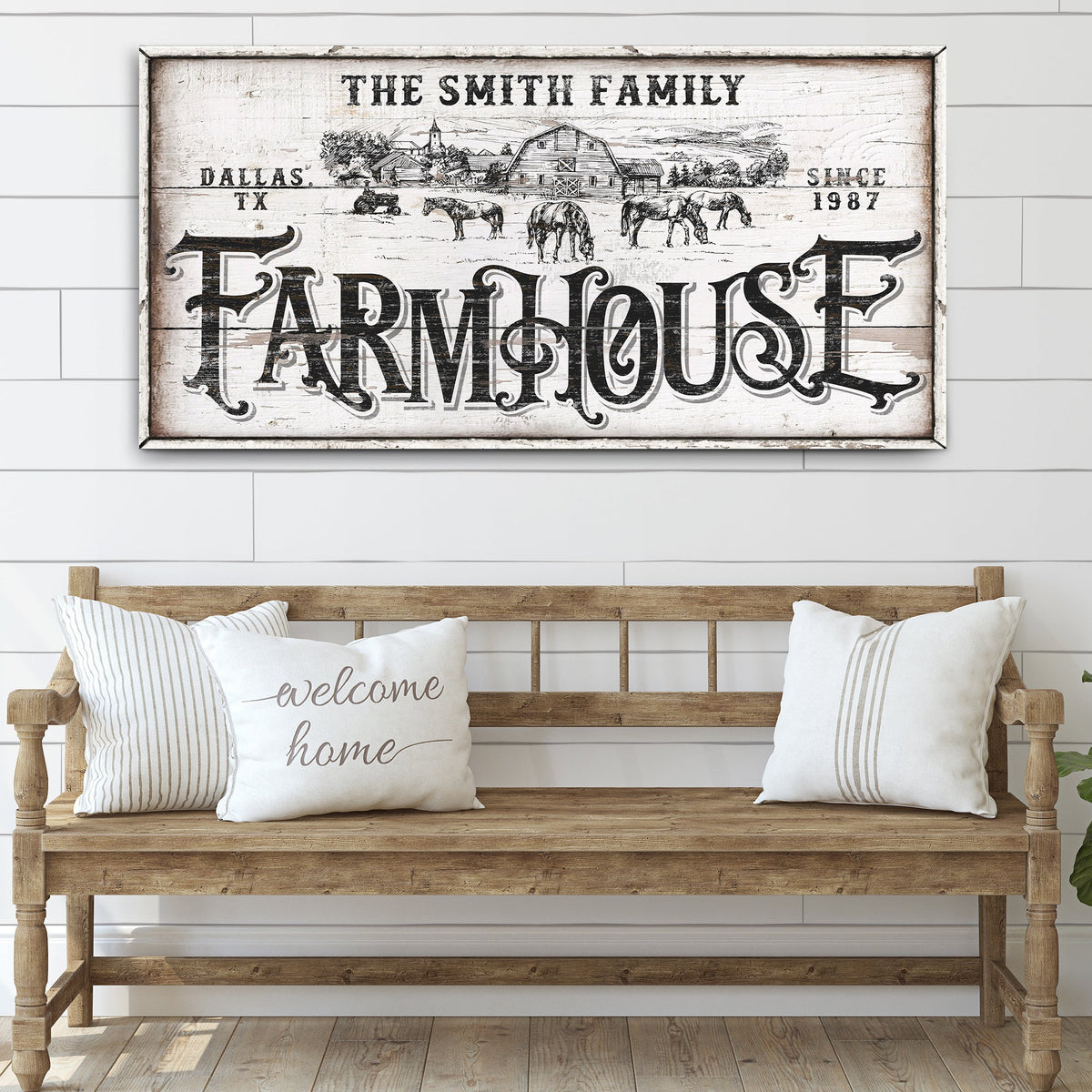 Personalized Farmhouse Sign IV, photo 2 of 8