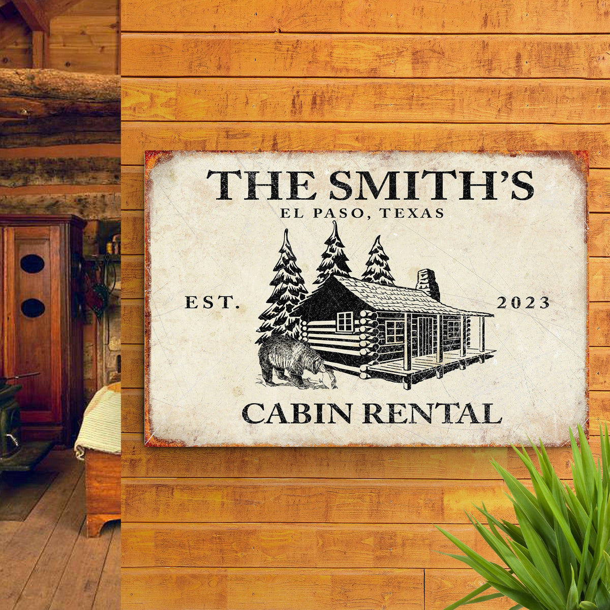 Bear Cabin Sign II, photo 3 of 5