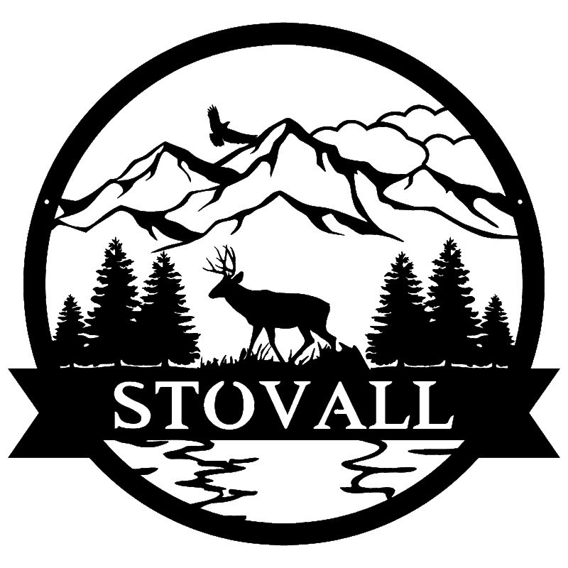 MULE DEER OUTDOOR MONOGRAM