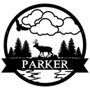 MULE DEER OUTDOOR MONOGRAM