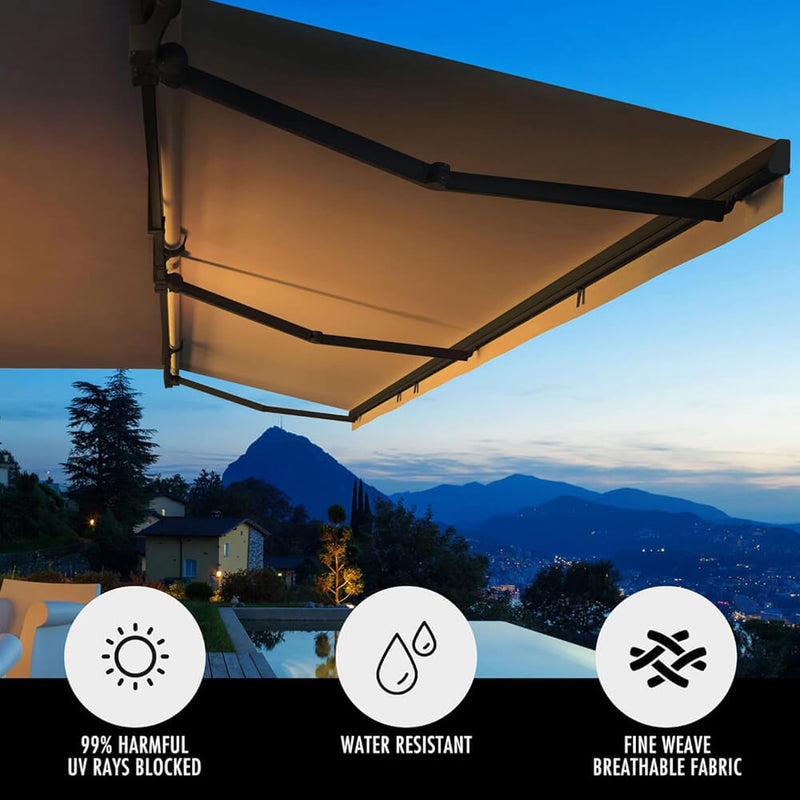 Multiple Awnings Brasilia Athena Manual Retractable Sun Shade Awning (SAK35164)