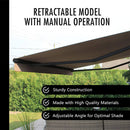 Multiple Awnings Brasilia Athena Manual Retractable Sun Shade Awning (SAK35164)