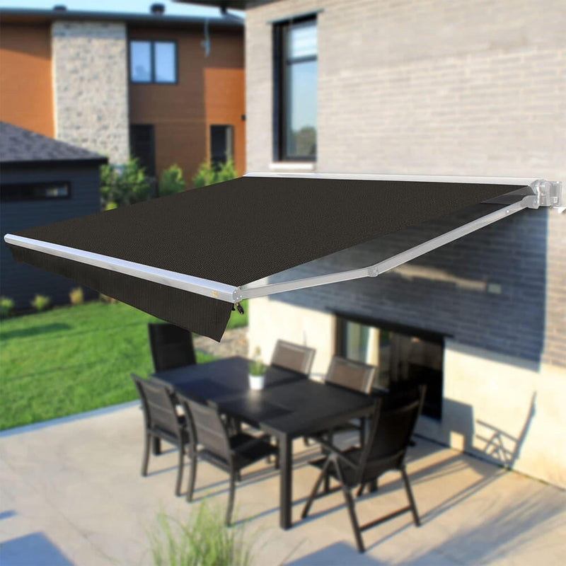 Multiple Awnings Brasilia Europa Premium Outdoor Electric Retractable Sun Shade Awning With White Frame (SAK63824)
