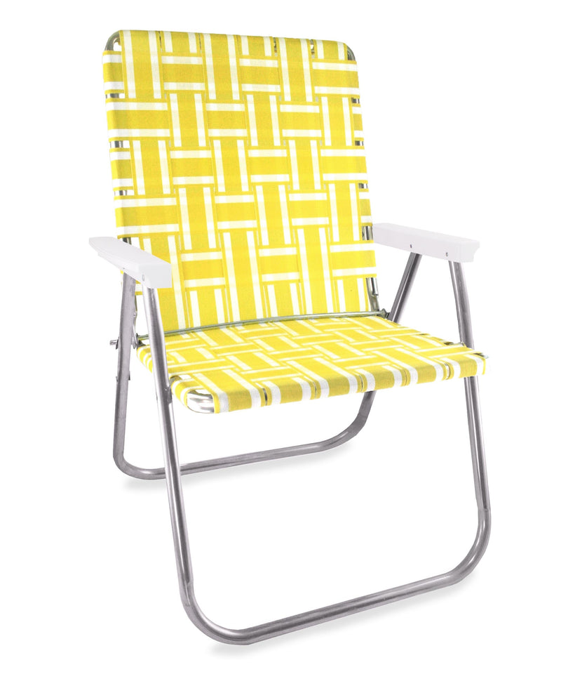 Yellow and White Stripe Magnum Chair