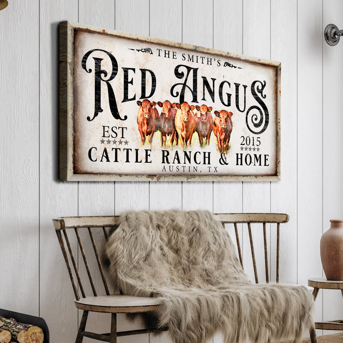 Red Angus Sign II, photo 3 of 8