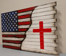 Deluxe 3 Compartment Gun Concealment Case (Hybrid American Flag Designs)