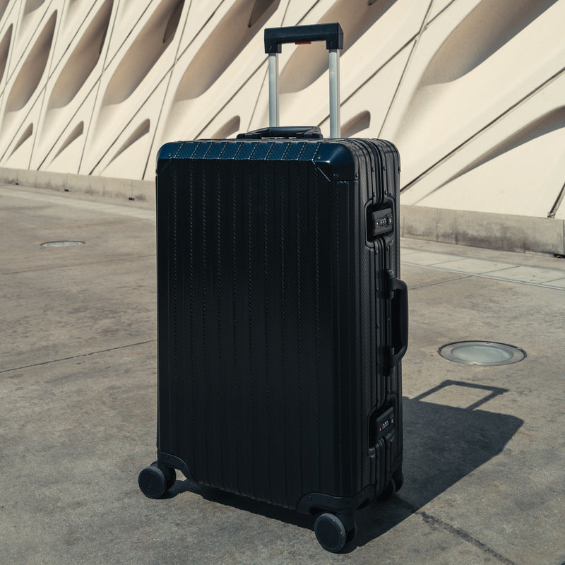 TREVA Aluminum Suitcase Black