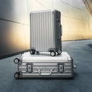TREVA Aluminum Suitcase Silver