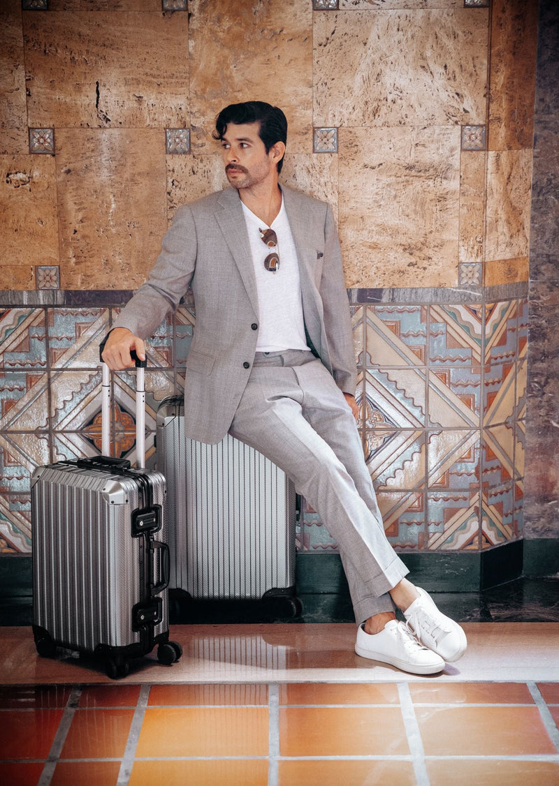 TREVA Aluminum Suitcase Gunmetal