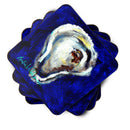 Oyster One Shell Foam Coasters Set of 4 Cup Coasters for Indoor Outdoor, Tabletop Protection, Anti Slip, Mouse pad Material