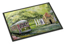 Streetcar Next Stop Audubon Park Doormat Indoor Outdoor 18H X 27W Front Door Mat Rugs for Entryway, Non Slip Washable