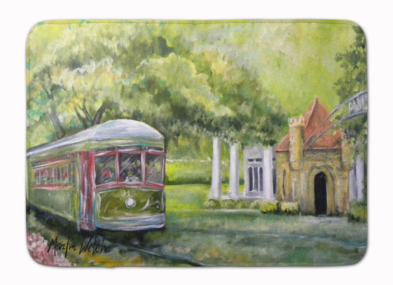 Streetcar Next Stop Audubon Park Machine Washable Memory Foam Mat MW1091RUG