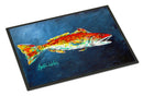 Fish - Red Fish Red for Jarett Doormat Indoor Outdoor 18H X 27W Front Door Mat Rugs for Entryway, Non Slip Washable