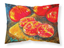 Vegetables - Tomatoes Slice It Up Standard Pillowcase Lightweight Super Soft Easy Care Decorative Artwork Pillowcase, Standard