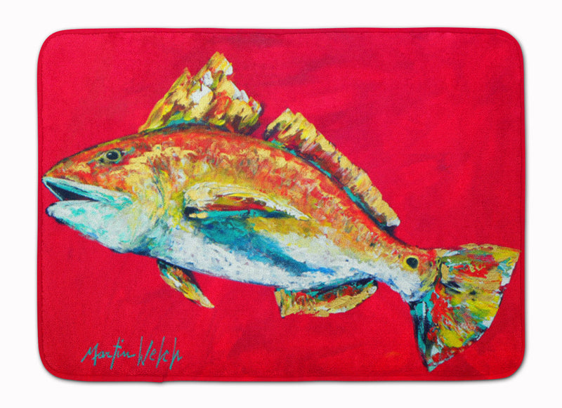 Fish - Red Fish Woo Hoo Machine Washable Memory Foam Mat MW1103RUG