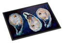 Oysters Give Me More Doormat Indoor Outdoor 24H X 36W Front Door Mat Rugs for Entryway, Non Slip Washable Low Pile,