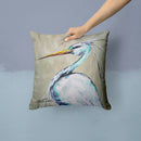 Blue Heron Smitty's Brother Canvas Throw Pillow - 14x14 Decorative Pillow – Art for Your Home & Patio MW1132PW1414