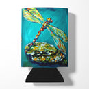 Insect - Dragonfly Matin Can or Bottle Hugger Cooler Sleeve for Standard 12 oz Cans, Insulated Foam Beer & Soda Can Hugger Reusable
