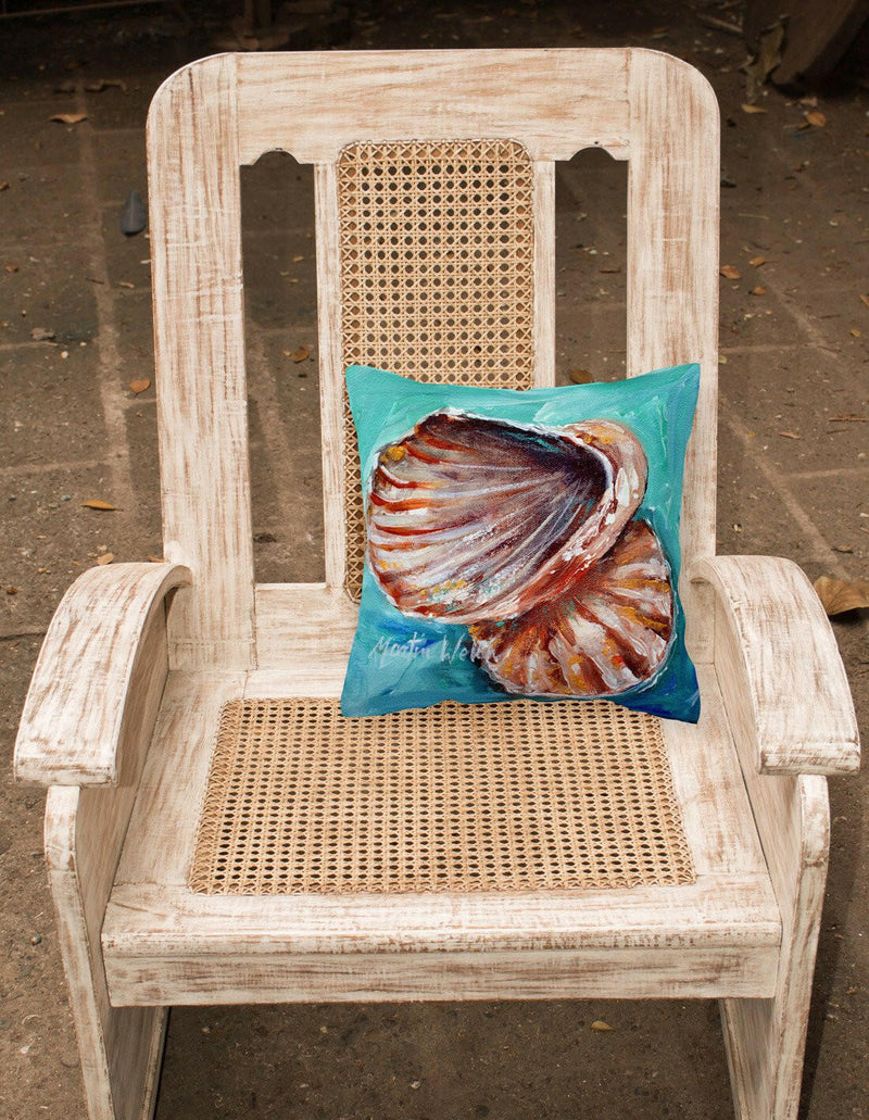 Shells not in a row Canvas Fabric Decorative Pillow MW1147PW1414