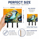 Look at the Birdie Leash or Key Holder Wall Hooks, Coat Rack Wall Mount, for Hanging Keys, Towels, Aprons, Leashes