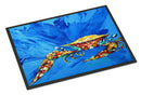Big Spash Crab in blue Doormat Indoor Outdoor 24H X 36W Front Door Mat Rugs for Entryway, Non Slip Washable Low Pile,